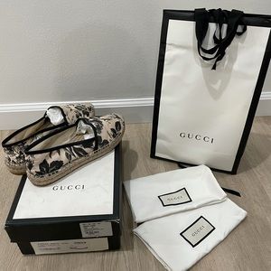 Gucci Espadrilles 💯 Authentic Size 37